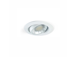 Foco LED empotrable redondo, regulable, 8W, IP44, 4000K