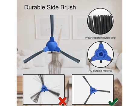 Para proscenic 850t robotic spin brush principal hepa filter mop pad