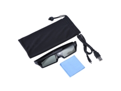 Lentes 3d De Carga Usb Con Obturación Activa Dlp-link Para Proyector Dlp Y Teatro En Casa