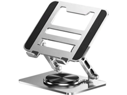 Soporte Para Portátil – Giratorio 360°, Diseño Ventilado, Base Para Tablet | Escritorio Universitario