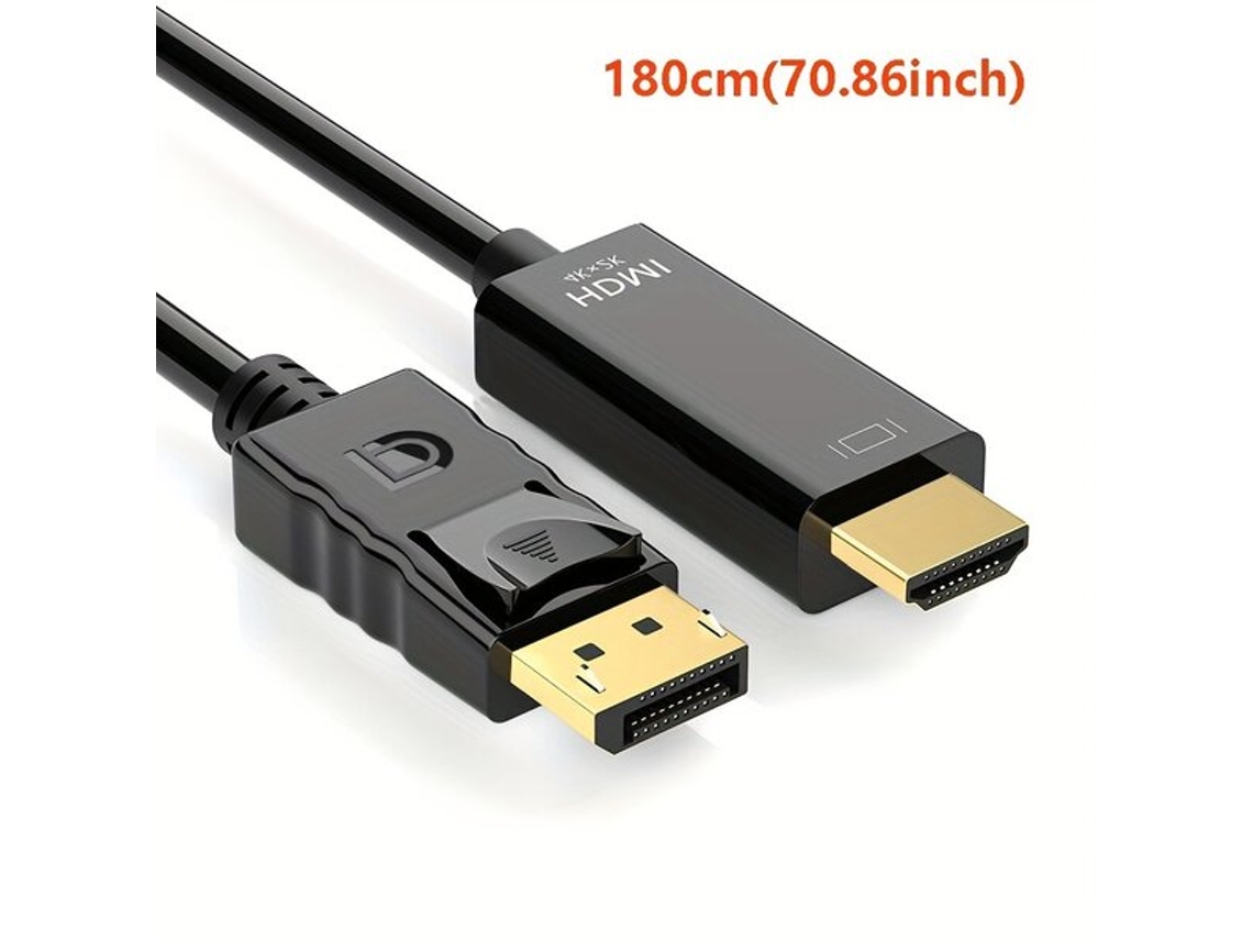Adaptador de vídeo y audio DisplayPort a HDMI 4K