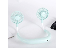 Mini Ventilador Portátil Colgante Para El Cuello Plegable Exteriores Con Puerto De Carga Usb -