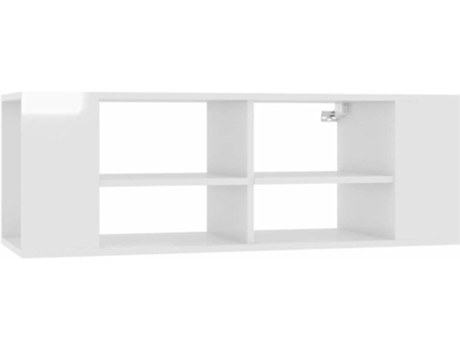 Mueble para la televisión VIDAXL Blanco Madera contrachapada (102x35x35 cm)