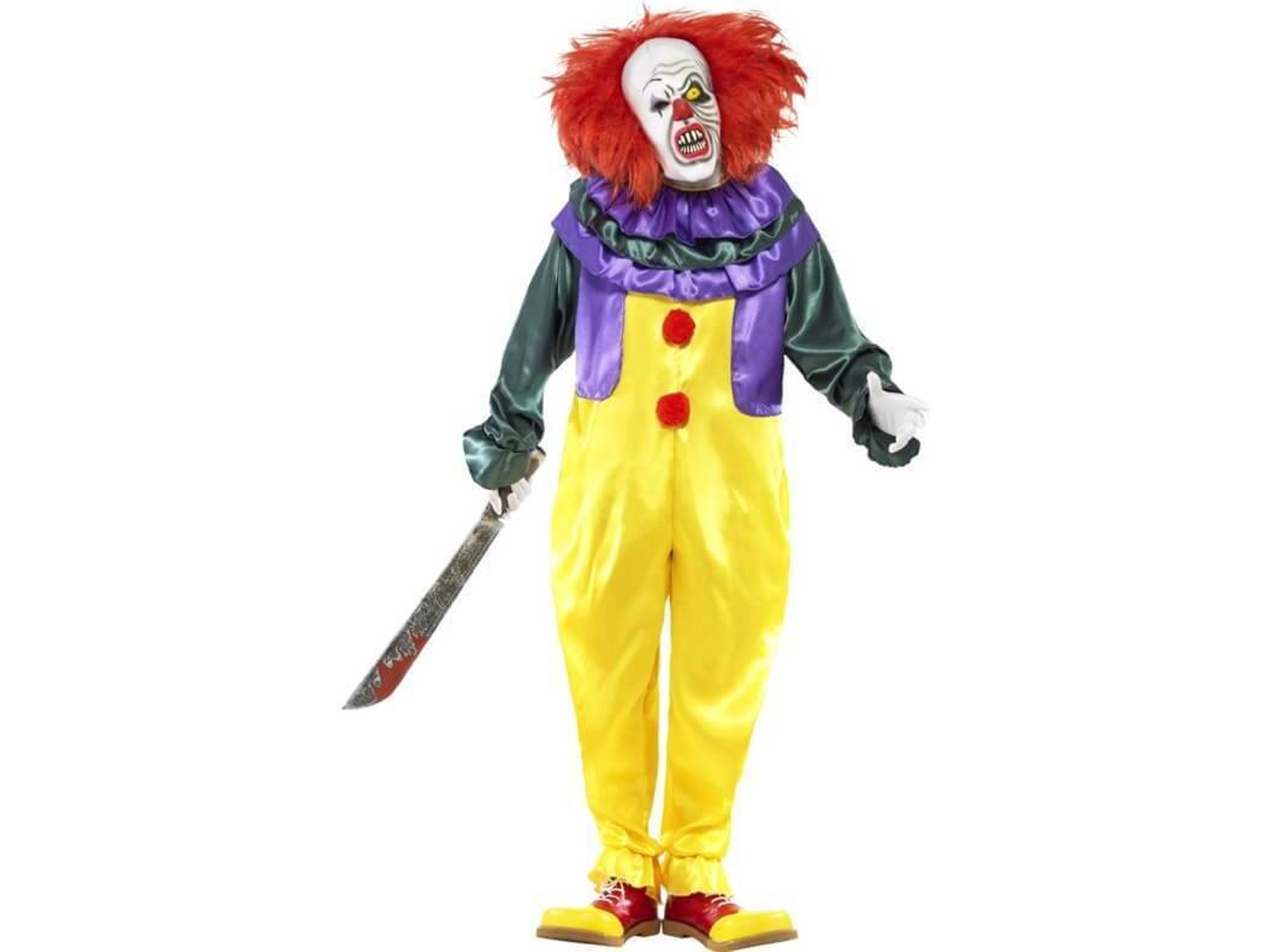 Disfraz de Hombre DISFRAZZES Payaso Aterrador (Talla: L)