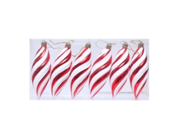 Adornos navideños, colgantes pequeños, regalos navideños, juego de cinco piezas Yunzii (6 piezas por paquete)
