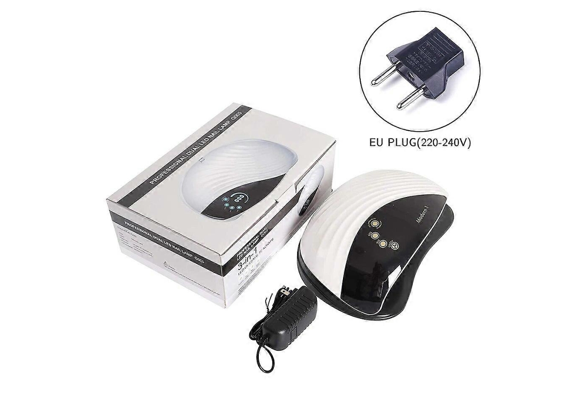 Lámpara de uñas de gel UV con pantalla LCD y 42 perlas con ventilación LY EBIKE (inalámbrica)