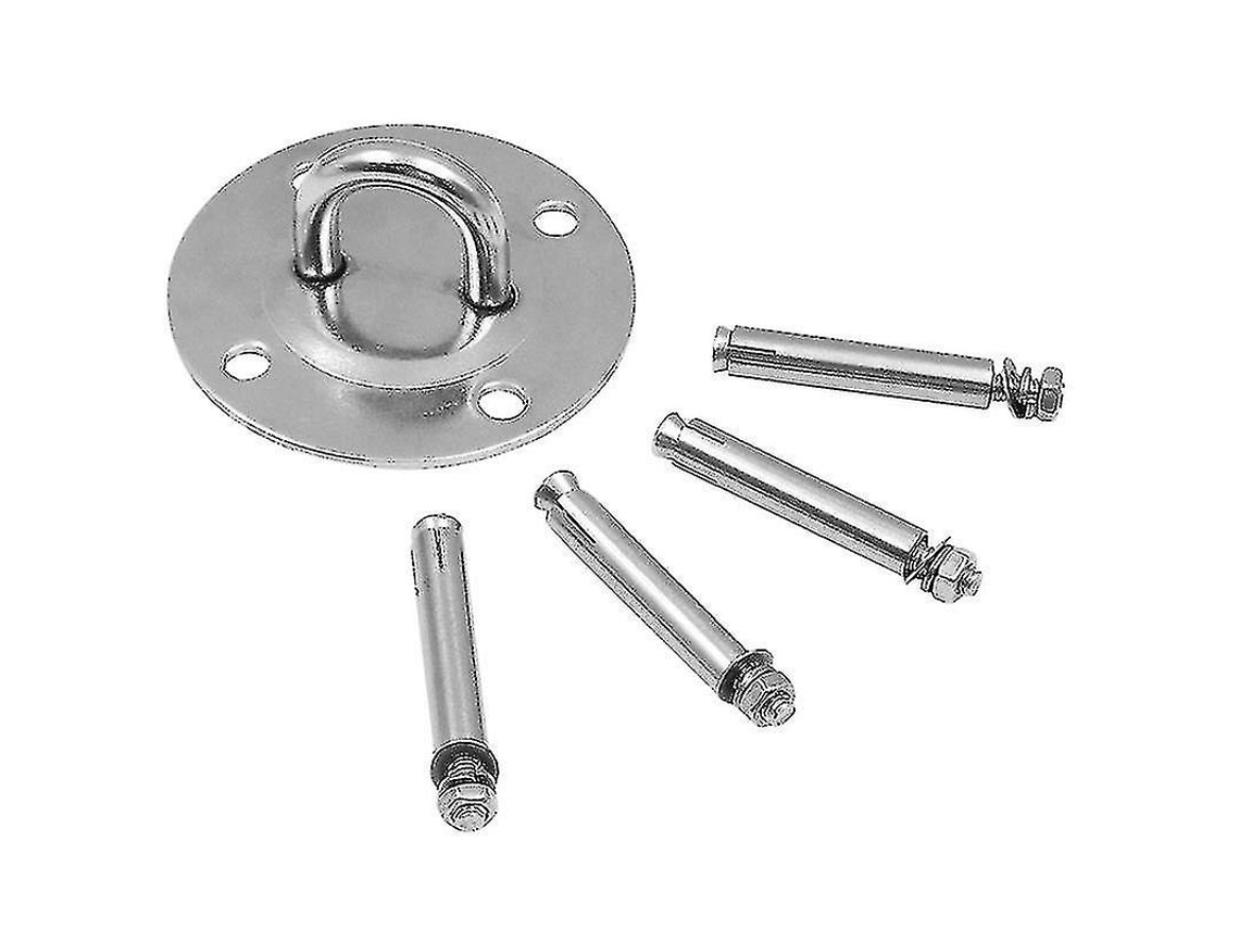 Soporte De Gancho De Tornillo De Acero Inoxidable 304 Para Yoga Aéreo Hamaca Columpio Con 4 Tornillos Capacidad 500kg