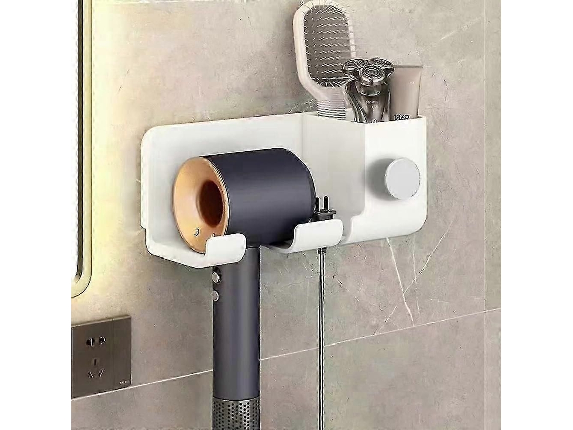 Soporte para secador de pelo, gancho para baño, organizador de cabello GOKOCO (1 unidad)