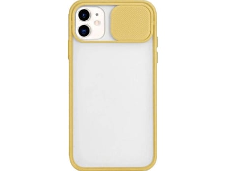 Carcasa Apple iPhone 11 G4M Protección Cámara Deslizante Amarillo