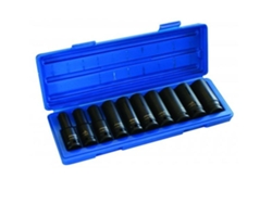 Asta Kpl. Impact Sockets Length 1/2 10pcs. 10,11,12,13,14,17,19,21,22,24.