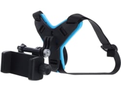 Soporte para teléfono para casco de motocicleta con hebilla de liberación rápida, montaje estable, Gokoco