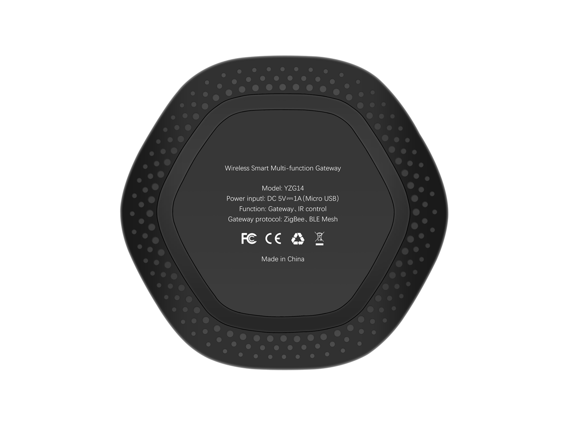 Puerta de enlace inalámbrica inteligente Zigbee 3.0 Ble Mesh 2.4g Wifi Control remoto por infrarrojos para aire acondicionado TV DVD Ventilador Control de aplicación Smart Life Compatible C