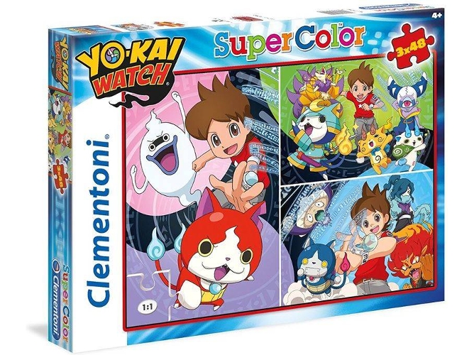 Conjunto de 2 Puzzles CLEMENTONI Yo Kai Watch (48 Piezas)