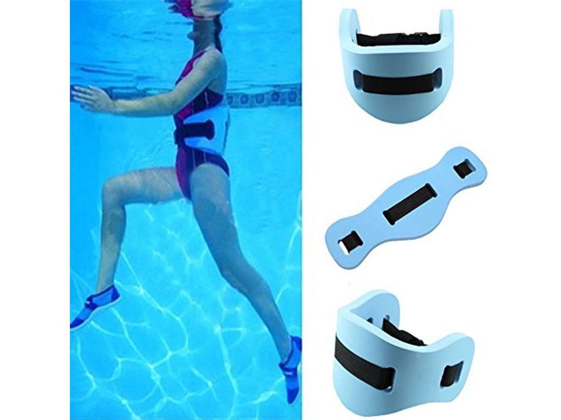 Cinturón Flotante Para Aeróbicos En Agua Soporte Lumbar Ajustable Entrenamiento Natación 1 Pc