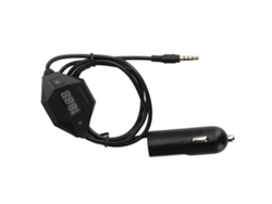 Cargador USB para coche EOOCOO con transmisión de audio y llamadas manos libres.
