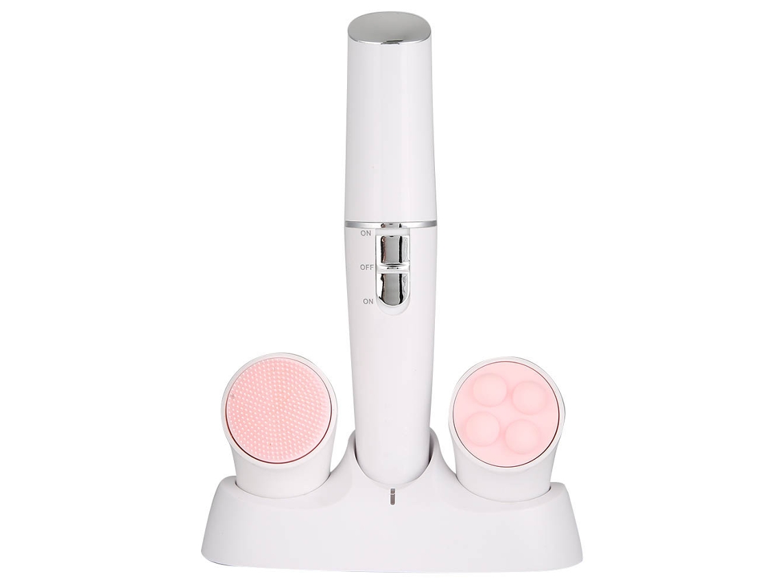 Máquina Eléctrica Para Depilar Y Limpiar Rostro Usb Recargable Con Masaje Para Mujeres