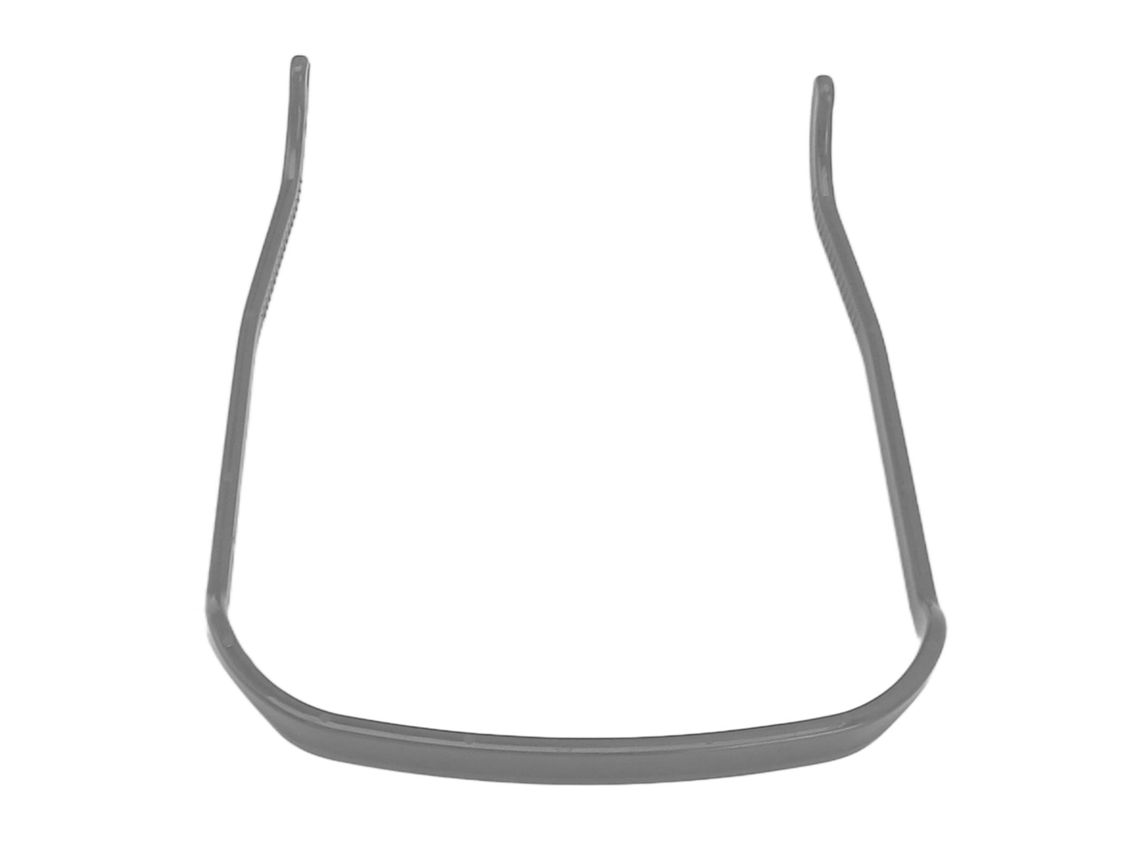 Diadema Unisex Gris Con Gafas De Sol Invisibles Para Cabello Grueso Y Rizado.