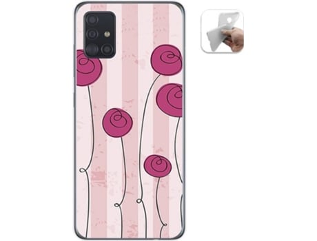 Carcasa Samsung Galaxy A51 TUMUNDOSMARTPHONE Flores Vintage Multicolor