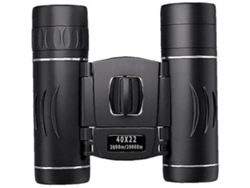 Mini binoculares 40x22, telescopio compacto impermeable, binoculares de bolsillo plegables para senderismo y observación de aves, color negro GUSSHIOUS