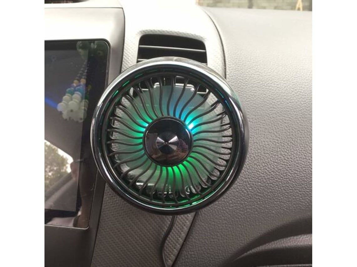 Ventilador Para Coche De Doble Función, Negro, 12/24v