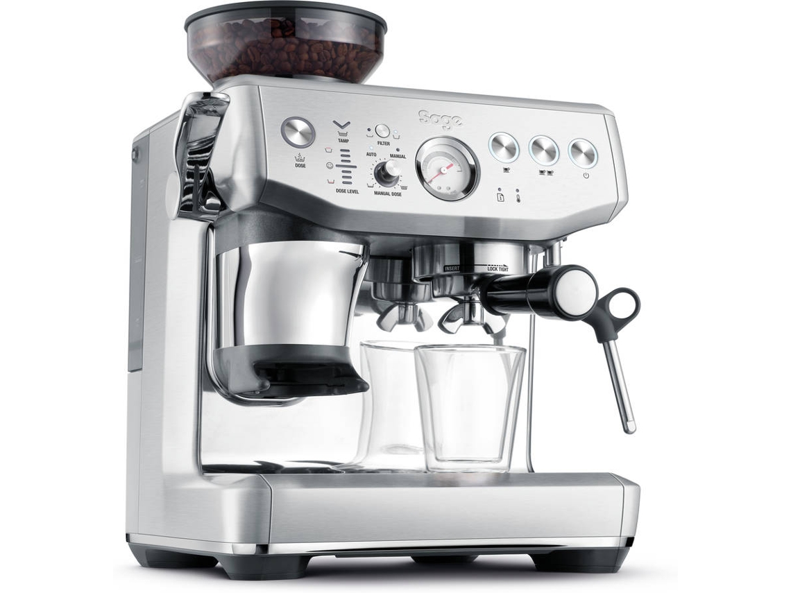 Cafetera SAGE Barista Express Impress SES876BSS (15 bar - 25 niveles de molienda)
