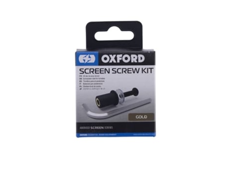 Lote de 8 tornillos anodizados para visera de casco de moto OXFORD M5