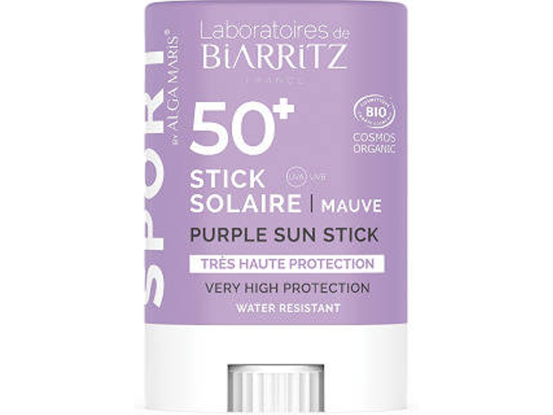 Stick Protector Solar LABORATÓRIOS DE BIARRITZ Sport by Alga Maris Lila SPF 50+ (12 gr)