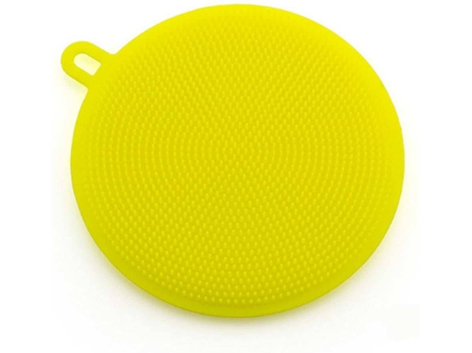 Cepillo de Lavavajillas WJS Silicona Amarelo