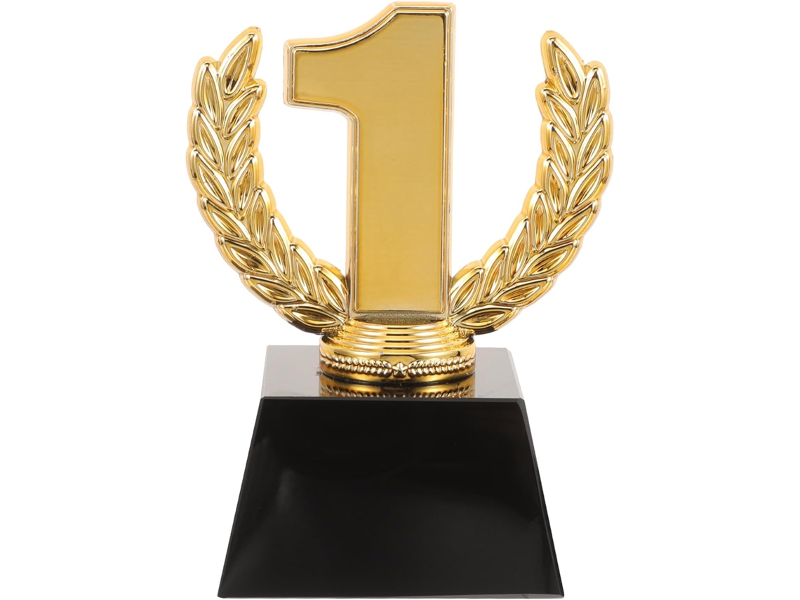 Pequeño Trofeo De Plástico Dorado Para Niños Y Premio De Competición Escolar En Miniatura