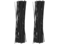 Clips De Pvc Negro Para Cables De Plantas, 1000 Unidades, Reutilizables Y Fáciles De Doblar.