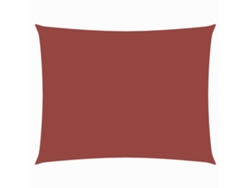 Maison Exclusive - Toldo De Vela Rectangular Tela Oxford Terracota 6x7 M