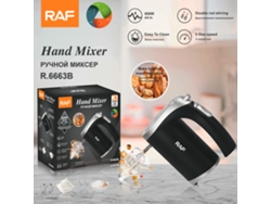 Batidora de huevos eléctrica de mano, totalmente automática, de alta potencia, con normativa europea, para batidora de crema de panadería Mdug (negra)