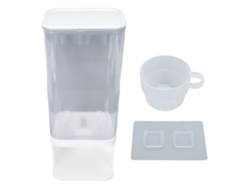 Recipiente Hermético Para Arroz Con Dispensador De Presión De Pared, 1,5 L, Para Granos.