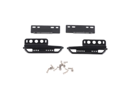 Mali pedal Lateral de Ferro Resistente a Desgaste para Axial Scx24 C10 Axi00001 Acessório Rc Preto