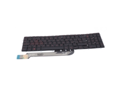 Teclado retroiluminado Dell 7566, letras negras escarlatas 14 0037c Wx01 T05Teclado compatible