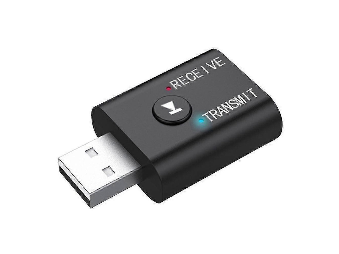Transmisor y receptor de audio Bluetooth USB 2 en 1, adaptador inteligente de 3,5 mm, receptor Bluetooth para TV y PC Rosewell