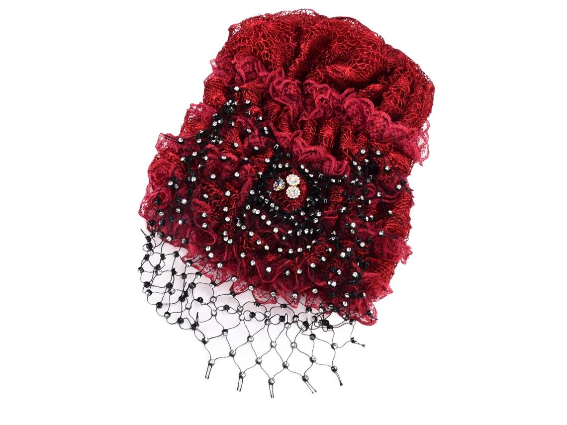 Turbante Suave, Transpirable Y Elástico Para Mujeres Y Niñas - Vino De Moda
