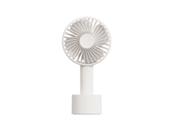 Mini ventilador USB portátil, compacto y recargable, edición mini de verano de 2000 mAh MDUG (blanco)