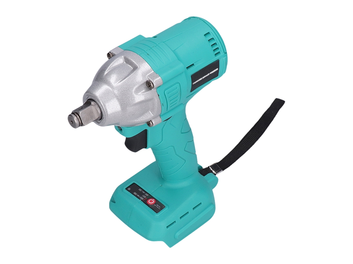 Llave De Vaso Eléctrica De 350 Nm Y 2200 Rpm Con Mango De Goma Aislante Para Mantenimiento De Vehículos.