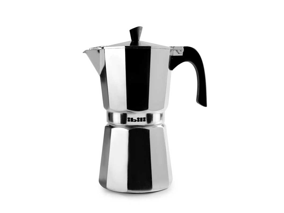 Cafeteira Italiana Express Bahia 12 Copas Prateadoibili