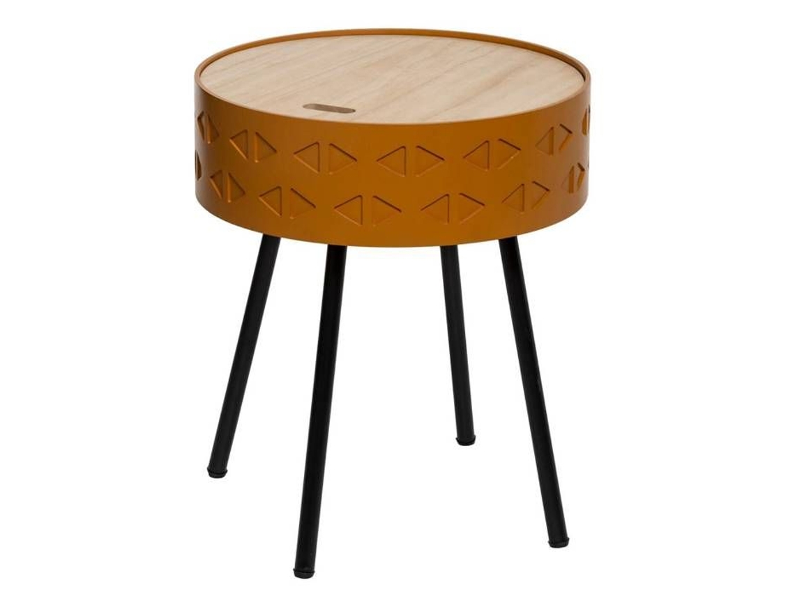 ATMOSPHERA Shiro Cómoda Mesita Estilo Escandinavo y Moderno Aspecto Madera