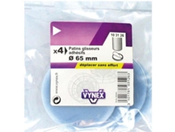 Almohadilla Deslizante Adhesiva Ptfe Gris D 65mm X4 Vynex Conjunto De 4 Poder De Deslizamiento Facilita El Movimiento