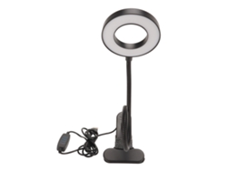 Lámpara De Mesa Led Con Clip, Brillo Ajustable Y Recargable Por Usb, Ideal Para Leer, Maquillarse Y Tatuar.