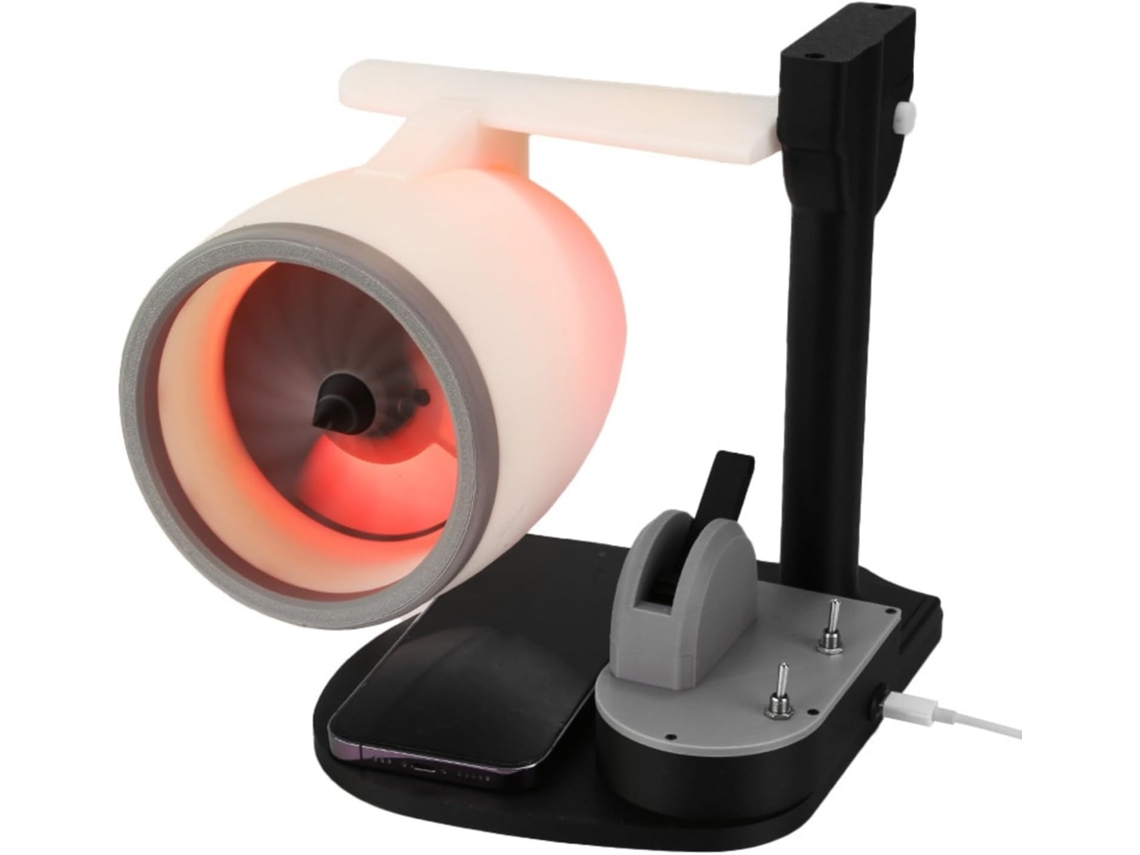 Ventilador De Escritorio Silencioso Con Temática Aeronáutica, Alimentado Por Usb, Potente Refrigeración.