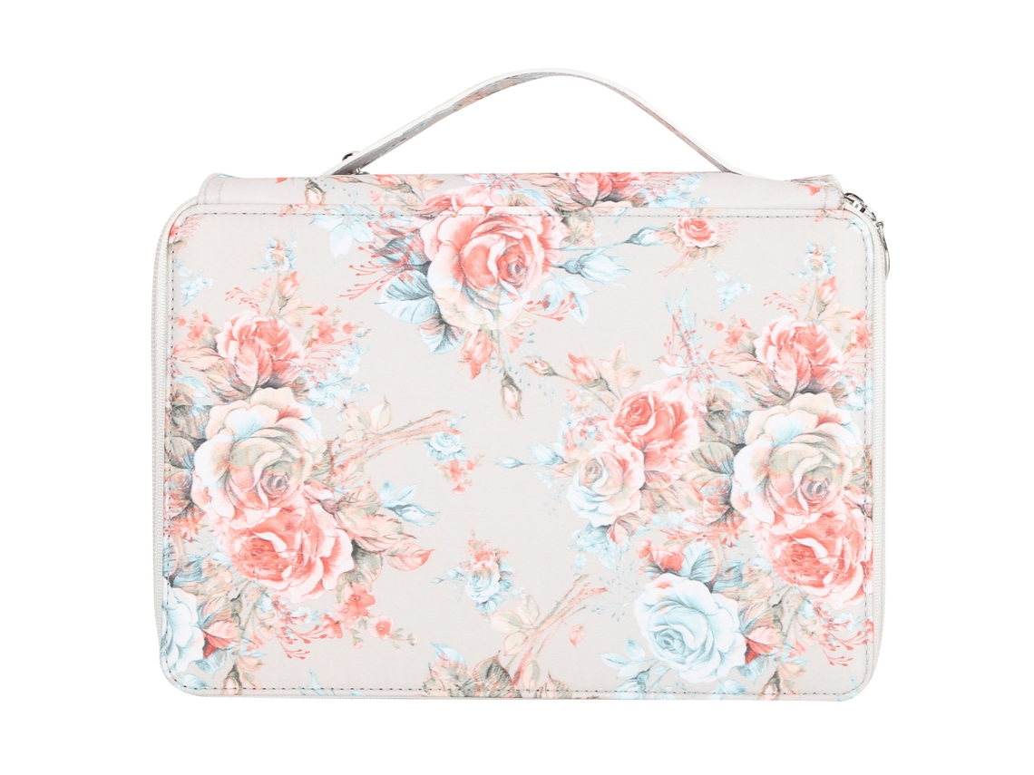 Estuche Para Lápices Con 200 Compartimentos, 4 Capas, Estampado Rosa, Portalápices