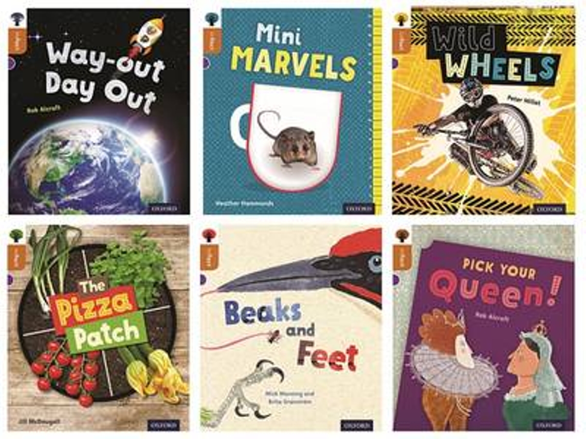 Libro Oxford Reading Tree inFact: Level 8: Mixed Pack of 6 (Inglés)