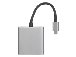 Adaptador USB C 3 en 1 con HDMI 4K y PD3.0