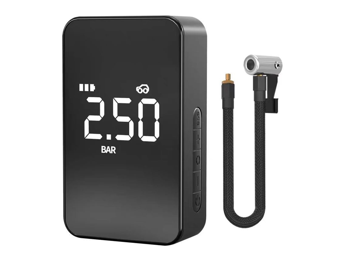 Compresor de aire portátil para bicicleta eléctrica, bomba de inflado con pantalla digital LED y puerto USB C para neumáticos de motocicleta USHION