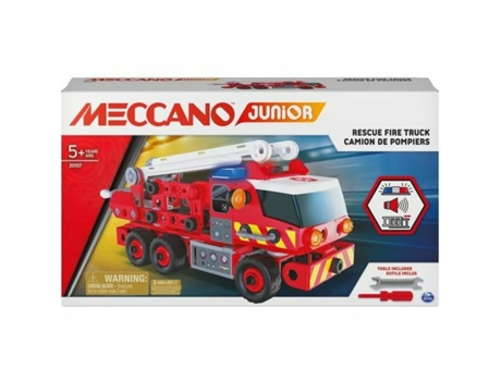 Camión de Bomberos Meccano STEM Luz LED con sonido