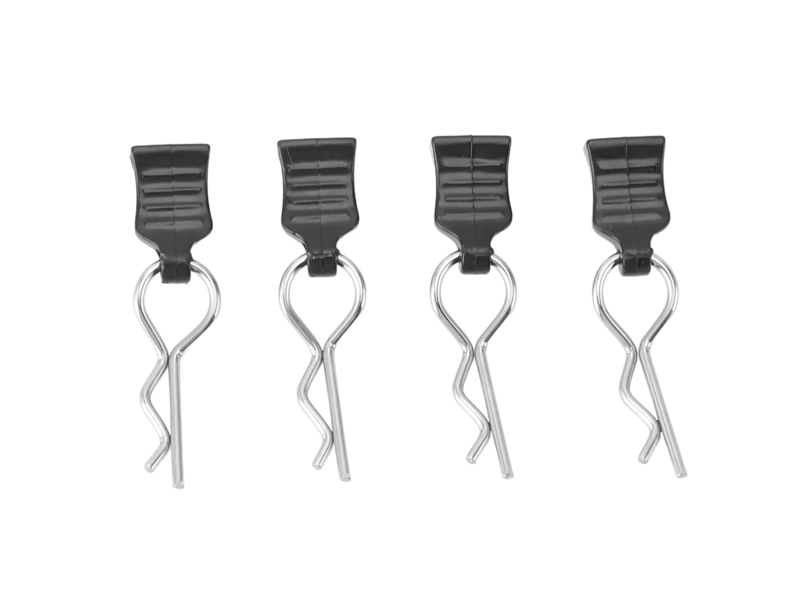 4 Clips De Carrocería Rc Con Asas Para Wltoys 124008 124010. Piezas De Repuesto Y Mejora.